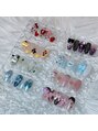 ユン(Yun)&nbsp;自分でデザインしたキャラクターネイルのサンプル