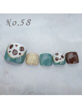 はあとねいる 難波店/フットネイル：No.58