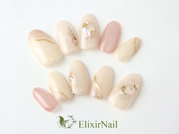 エリクサーネイル 新橋(Elixir Nail)/定額a シンプル/クーポン使用