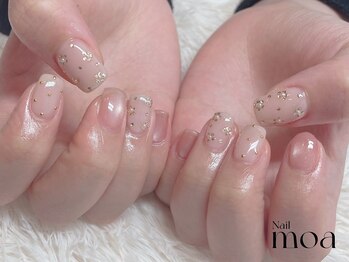 ドット　花　春　マグネット