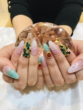 エスフィーネイルサロン ブリーユ(Esfy nailsalon Brille)/ラメホログラデスカ