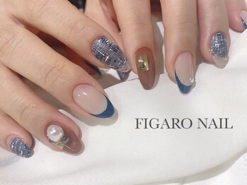 イヴ アイラッシュアンドネイル(Eve eyelash&nail)/navy tweed .