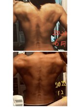 アルカディアジム(ARCADIA GYM)/変態の背中の変化