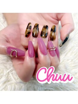 チュウ(Chuu)/スカルプべっ甲×リングネイル