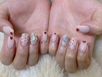 ひまりネイル(ひまりnail)/ハートドット