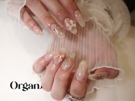 ワンカラー/チークネイル