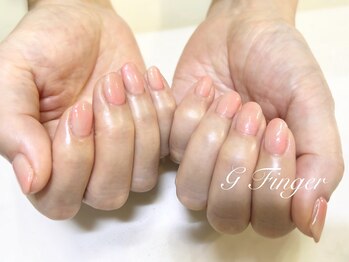 ジーフィンガー 大井町店(G Finger)/ジューシー桃ネイル