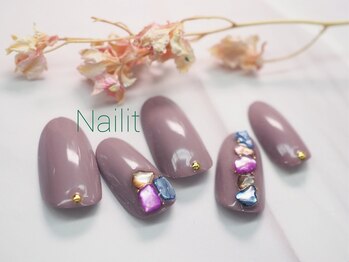 ネイリット 銀座(Nailit)/ストーンネイル ¥8580【¥9438】
