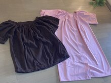 130°の癒し 加茂店/お着換えのご用意あります。