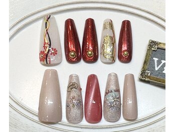 フラワーネイル/パラジェル/