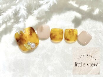 リトルビュー(little view)/フットべっ甲ネイル ¥9980