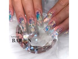 クリアオーロラネイル