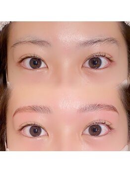 エルメ バイ クイーンズ(herme by QUEENS)/美眉wax+眉パーマ