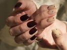 ホログラムお花ネイル