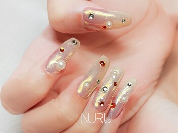 ヌル ネイル 新宿(NURU NAIL)/個性派/持ち込み/秋ネイル/韓国