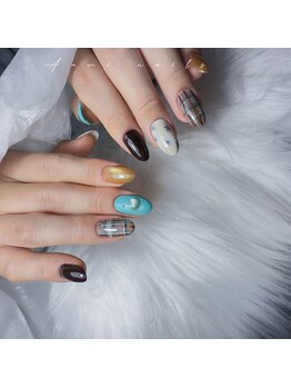 アユミネイル 川崎(Aumi nail)/長さ出し持ち込みデザイン！