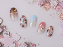 クインテット ネイル 千歳烏山店(Quintet nail)/2月おすすめアート パラジェル