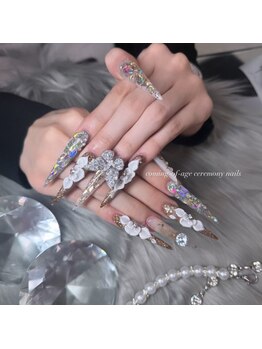 ネイルアルバ(Nail ALBA)の写真/再現性高め＃やりたいをお任せ★今流行りのゴテゴテスカルプ♪3Dや様々なアートやストーンで季節を表現◎ 