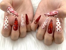 ディーネイル 池袋(D-nail)/[木村]推し活バレンタインネイル