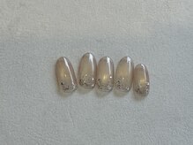 latte.nail【ラテネイル】[富山ネイル/ワンカラー/マグネット/フィルイン/長さだし]/定額デザイン　A