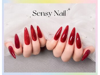 センシー ネイル スタジオ(Sensy Nail Studio)/マグネットネイルのチップ長出し