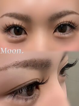 ムーン(Moon.)の写真/LEDエクステで持ちよく、J.C.D.Lカール。様々なカールを用意して、一人一人に合った目元へ！