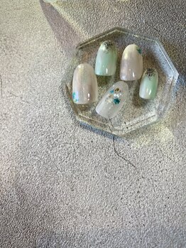 春先取り♪♪押し花nail