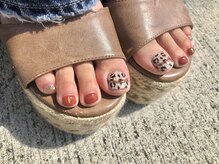 ハナネイルアンドアイラッシュ(hana nail & eyelash)/秋フットネイル