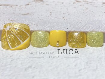 ネイルアトリエルカ(nail atelier LUCA)/M-815 大人可愛いレモンネイル