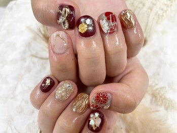 ベーシック ネイルウィザードアカデミー 本厚木店(Basic×NailWizardAcademy)/成人式ネイルもやり放題で★