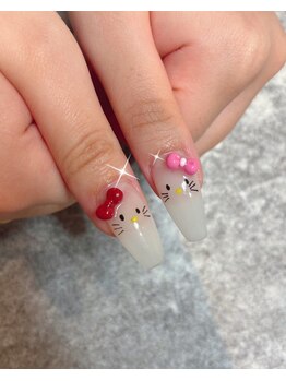 ココネイル(coco.nail)/大人気！キティネイル♪