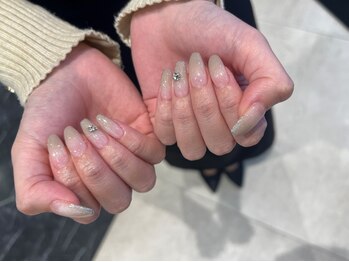 アールドヴィーヴル 富山(Ar de vivre)の写真/【大人気定額ネイル¥5830】可愛くしたい！でも派手すぎるのは…オフィスでもOKなシンプルネイルはお任せ★