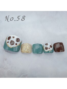 はあとねいる 大阪福島店/フットネイル:No.58