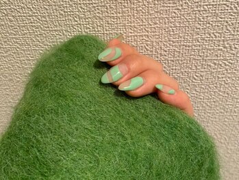 シェリーラメール 渋谷(cherielamer)/うねうねネイル