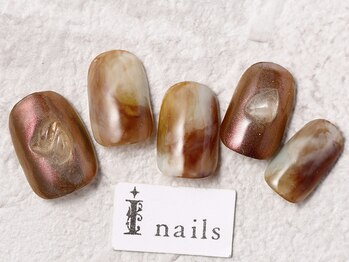 アイネイルズ 渋谷店(I nails)/ブラウンサマー¥8980[渋谷]