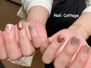 ネイルコテージ 新宿南口店(Nail cottage)/ニュアンスネイル　¥7700