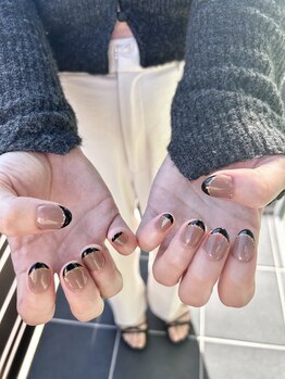 テソロネイル(TESORO nail)/アイシングフレンンチネイル