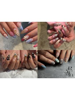 手描きアートが得意なサロン