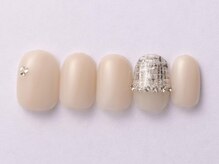 ジェミーネイル エビス(Jemiy nail ebisu)/シンプルツイード柄韓国7480yen