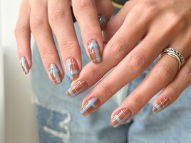 チェックネイル