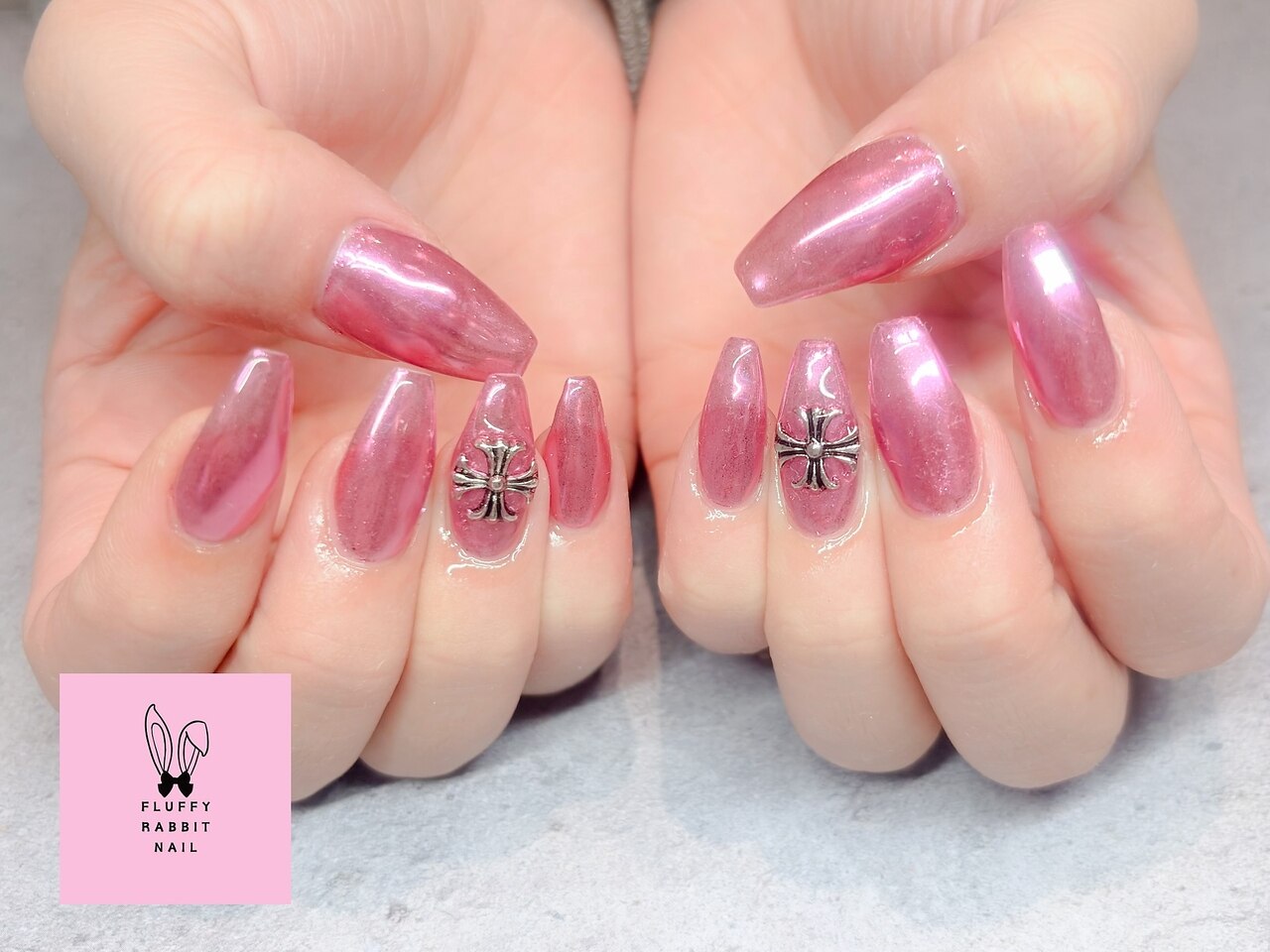 フォト｜フラッフィーラビットネイル(fluffy rabbit nail