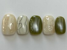 ネイルメゾン 天神店(NAIL MAISON)/ニュアンスもやもや春¥7550