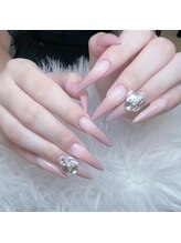Miya_nail 【ミヤネイル】/長さ出アートパーツつけ放題