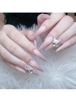 Miya_nail 【ミヤネイル】/長さ出アートパーツつけ放題