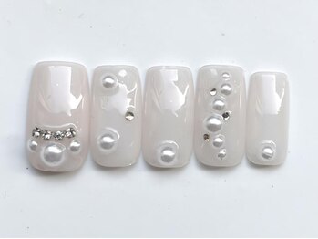 ジェミーネイル イケブクロ(Jemiy nail ikebukuro)/ワンホンパール￥8500