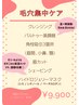 3カ所吸引&ひんやり引き締めパック付き!毛穴集中ケア¥9900(60分)