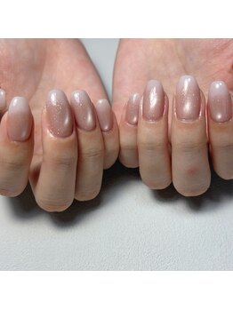 アムネイル(am.nail)の写真/美爪育成で自爪のコンプレックス解消へ！手元が美しく見えるカラー選びを提案◎