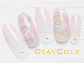 クアトログランシュ 青葉台(QUATRO×GranCieux)/たらしこみフラワー/7500円