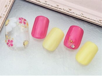 ネイルズガッシュ 武蔵小山店(NAILsGUSH)/Springフラワー☆