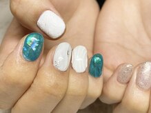 アネラ(ANELA)/シェル埋め込みネイル